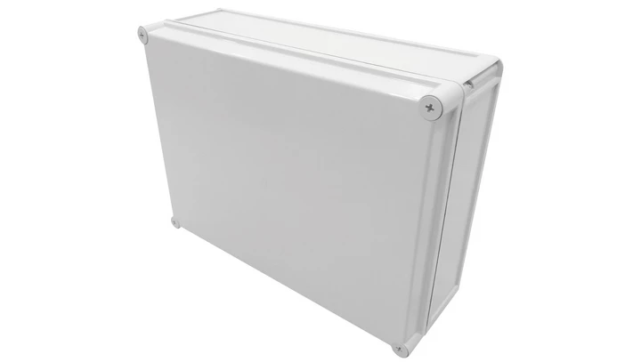 INDUSTRIAL Puszka hermetyczna n/t 440x330x145mm IP65 szara 2727-00