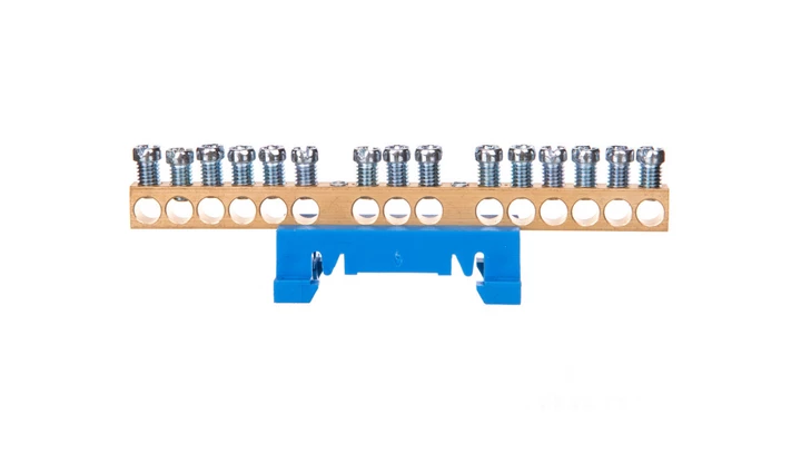 N15 kolor niebieski 15x16mm2 Listwa zaciskowa neutralna MAD0015N15