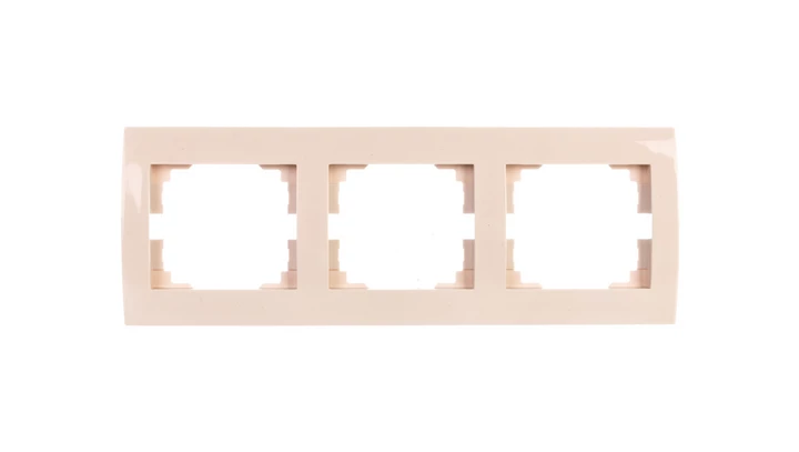 LOGI Ramka potrójna pozioma Kremowy 021480003 25178