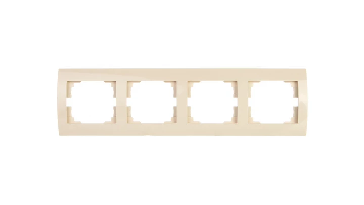 LOGI Ramka poczwórna pozioma Kremowy 021490003 25179