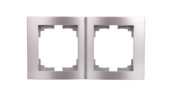 LOGI Ramka podwójna pionowa Srebrny 021520043 25240