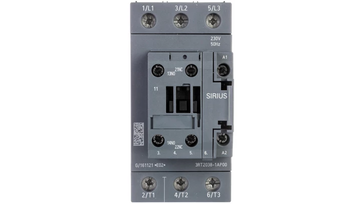 Stycznik mocy 80A 3P 37kW 230V AC 1Z+1R S2 3RT2038-1AP00