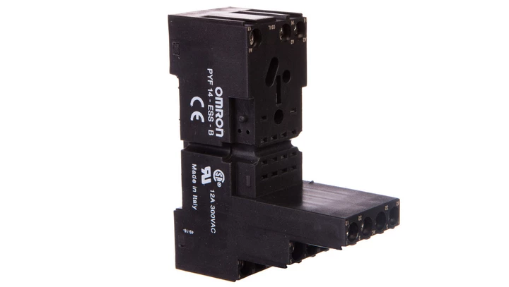 Gniazdo do przekaźnika czarne do MY2/ MY4 PYF14ESSB