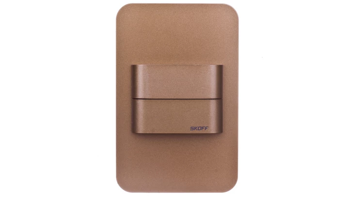 Oprawa przyschodowa DUO SALSA Short LED Light 10 V DC 1,6 W IP 66 3000 K mosiądz mat