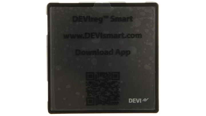 Termostat dotykowy DEVIreg Smart 240V 16A 5-45C IP21 czarny 140F1143