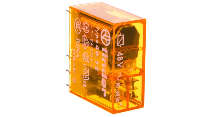 Przekaźnik miniaturowy 2P 8A 48V AC 40.52.8.048.0000