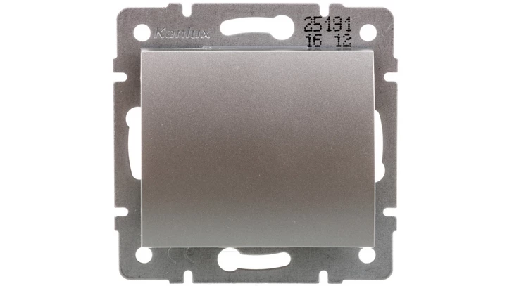 LOGI Łącznik schodowy śrubowy 10AX 250V srebrny 021050143 25191