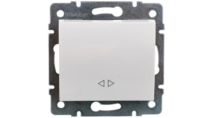 LOGI Łącznik krzyżowy śrubowy 10AX 250V biały 021070102 25074