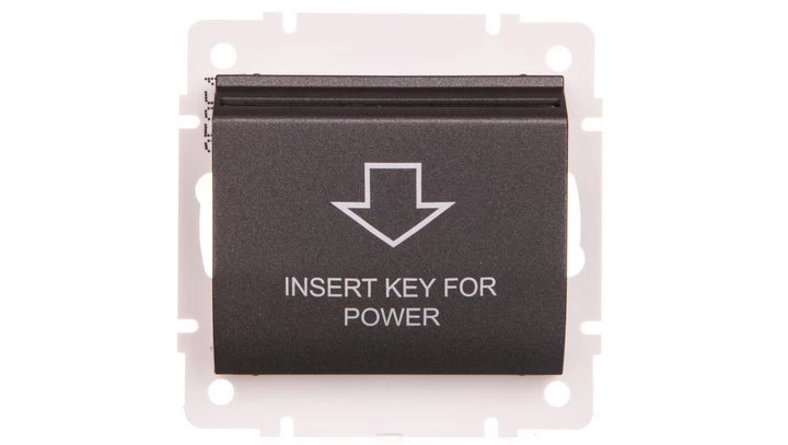 LOGI Łącznik hotelowy z opóźnieniem wyłączenia śrubowy 10AX 250V grafit 021190141 25261