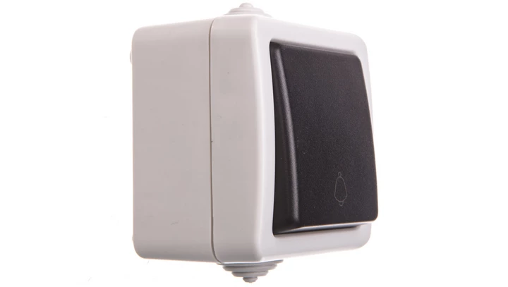 TEKNO Łącznik zwierny śrubowy 10AX 250V szary IP54 25350