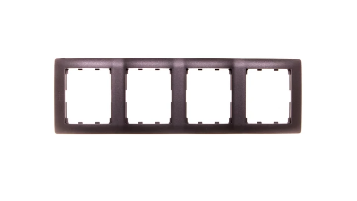 SISTENA LIFE Ramka poczwórna pionowa choco 771208