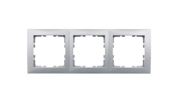 Berker B.Kwadrat Ramka potrójna aluminium 5310138994
