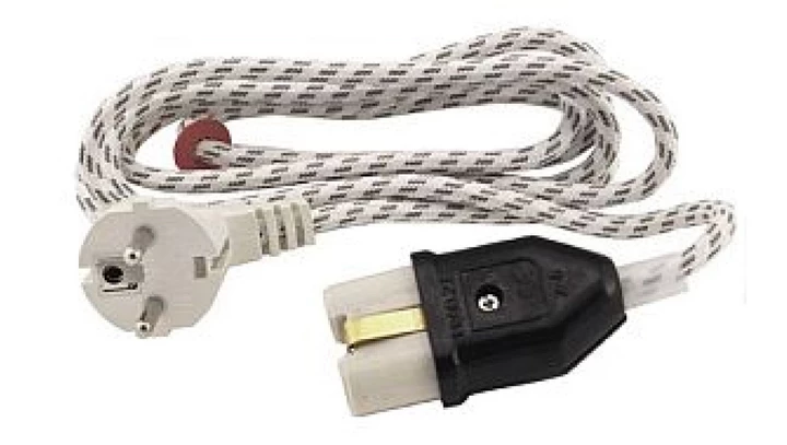 Przewód przyłączeniowy 2m z nasadką NZU-1 /do pracy na gorąco/ bawełniany PPN/ 2m