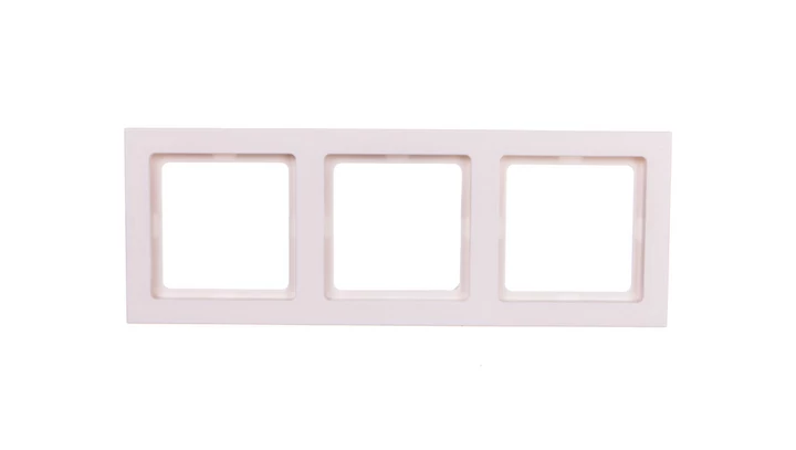 Berker Q.3 Ramka potrójna biały, aksamit 10136099