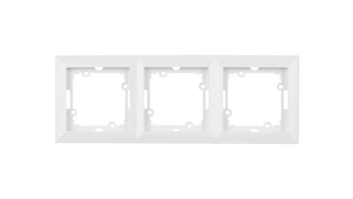 OPAL Ramka potrójna biała Ra-3Op