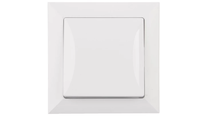OPAL Przycisk zwierny /światło/ z podświetleniem biały WP-6 Op/S