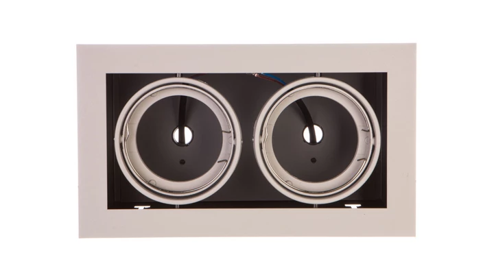 Oprawa sufitowa PIREO podtynkowa podwójna szara/szara OP-PIREO2-81