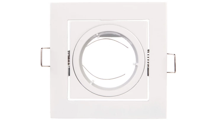 Oprawa punktowa VILA uchylna, IP20, kwadrat, biała