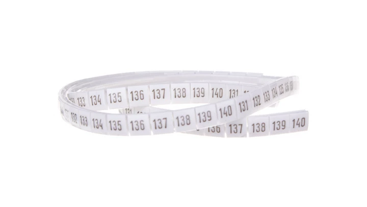 Oznacznik biały cyfra DK 3/Z6 /131-140/ 89214006 /100szt./