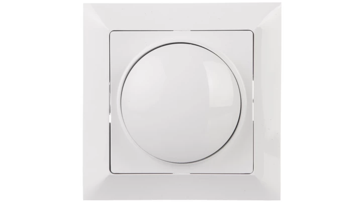 PREMIUM Ściemniacz obrotowy 60-400W 230V biały SO-Pr