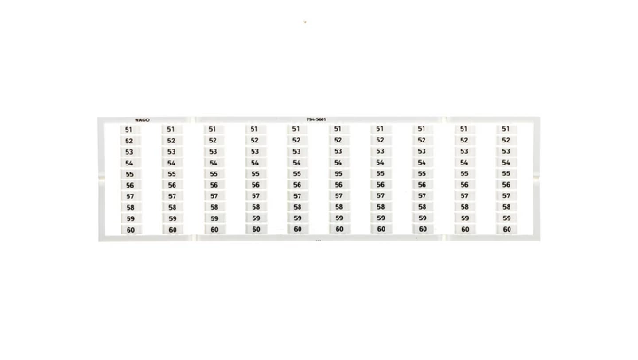 Oznaczniki WMB 10x 51-60 794-5601 /5szt./