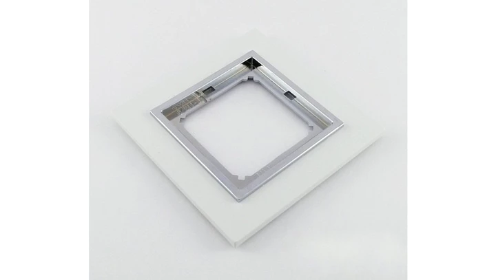 MAGIC Ramka pojedyncza biały/chrom Ra-1 M