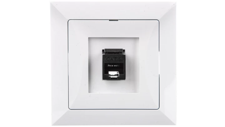 OPAL Gniazdo komputerowe RJ45 kat.6 krone LSA+ białe GTP - 12Op/6