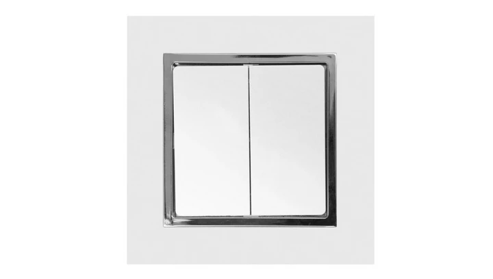 MAGIC Łącznik żaluzjowy biały/chrom WP-10 M