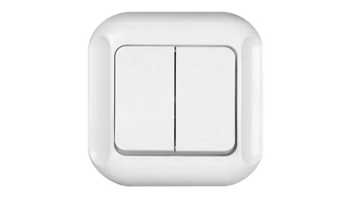 TOPAZ Łącznik świecznikowy z podświetleniem biały WP-2T/S