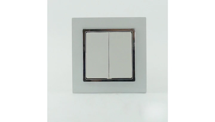 MAGIC Łącznik świecznikowy biały/chrom WP-2 M