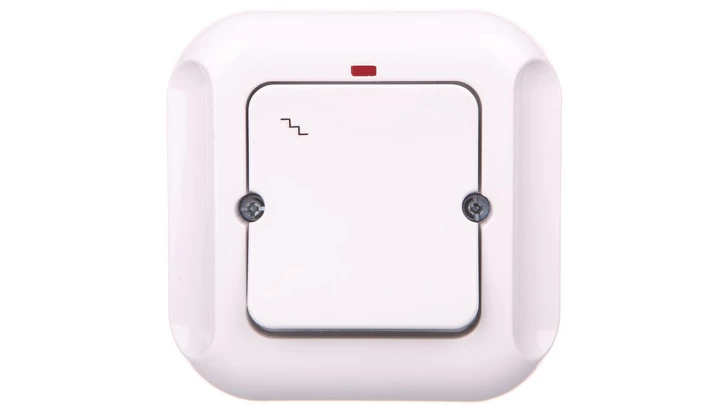 TOPAZ Łącznik schodowy z podświetleniem biały WP-5T/S