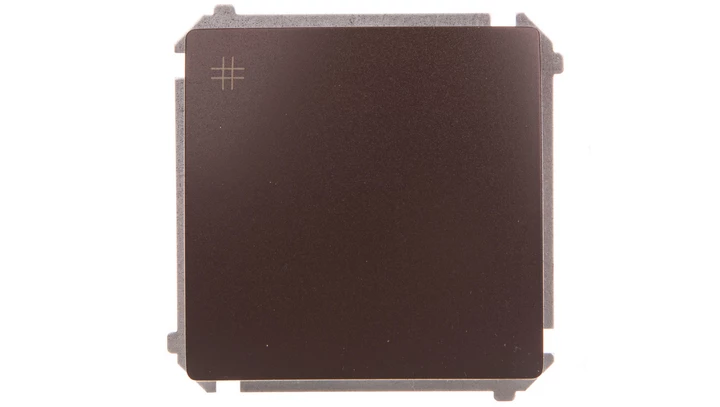 Simon Basic Łącznik krzyżowy 10AX, 250V czekoladowy BMW7.01/47