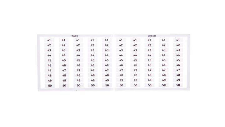 Ramka z oznacznikami 10x 41-50 209-606 /5szt./