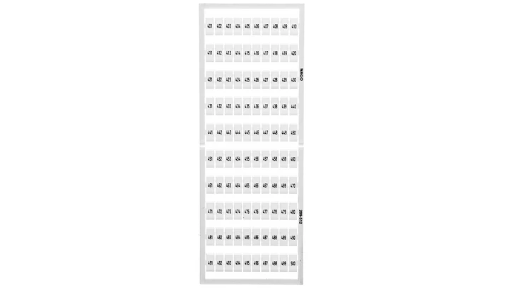 Ramka z oznacznikami 1x 401-500 209-512 /5szt./
