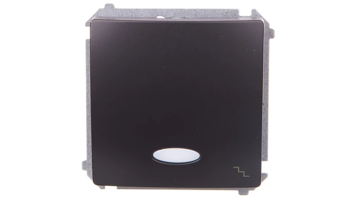 Simon Basic Łącznik schodowy z podświetleniem grafit matowy BMW6L.01/28