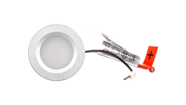 Oprawa punktowa LED 1W IMBER LED CW 12DC 40lm 6500K barwa zimna okrągła Ø3 IP65 biały 23521
