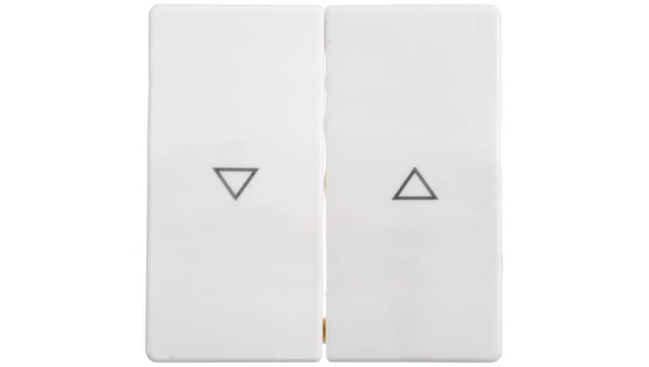 Berker/Q.1 Klawisz 2-krotny z nadrukiem symbolu strzałka biały aksamit 16256089