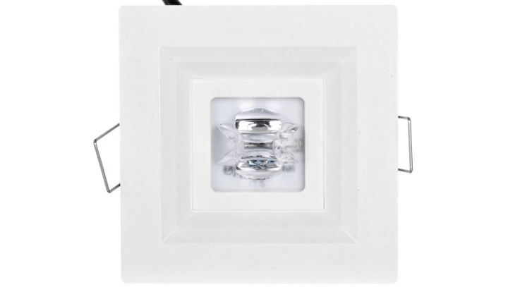 Oprawa awaryjna LOVATO P ECO LED 1W 125lm (opt. koryt.) 1h jednozadaniowa biała LVPC/1W/E/1/SE/X/WH