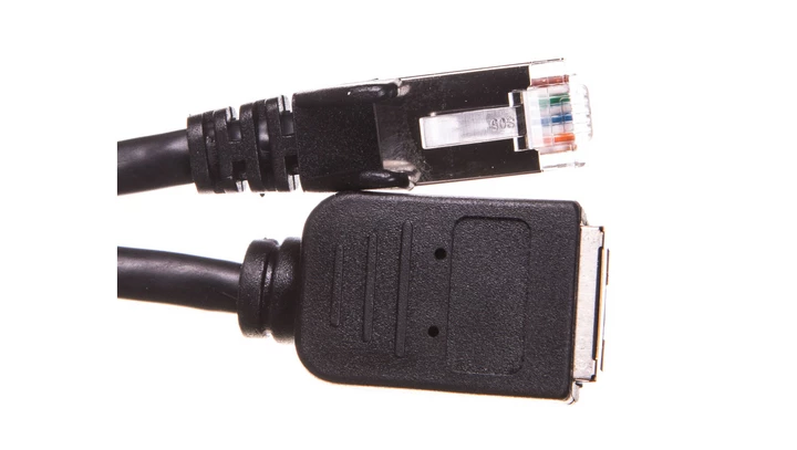 Przedłużacz kabla krosowego F/UTP kat.5e czarny 10m 91885