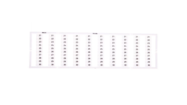 Oznaczniki WMB 10x 21-30 793-604 /5szt./