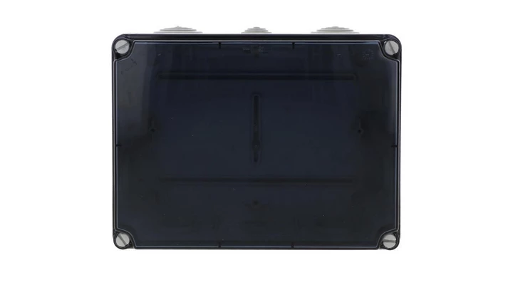 Puszka natynkowa LIGHT 245x185x95 10 dławnic transparentna EVT-231