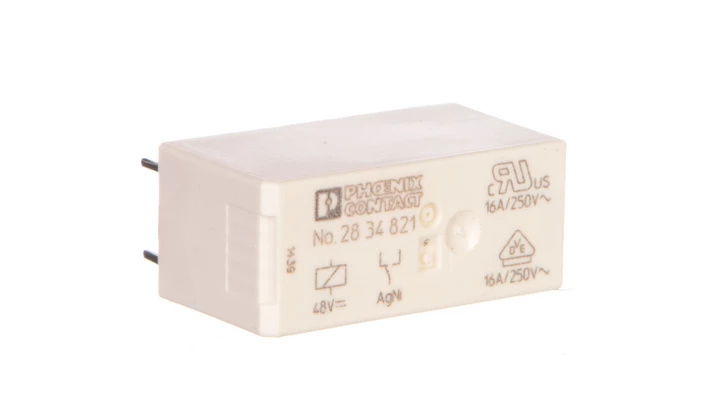 Przekaźnik miniaturowy do dużych prądów ciągłych 1P 16A AgNi 48V DC REL-MR- 48DC/21HC 2961325 /10szt./