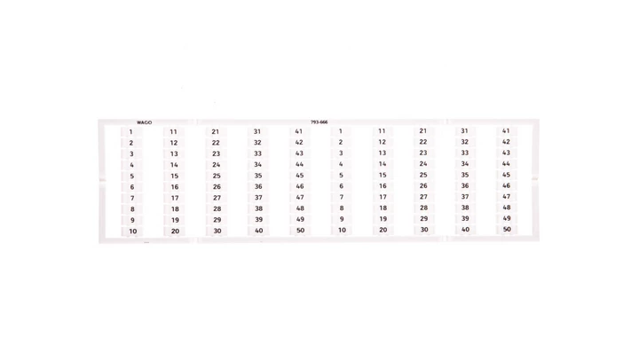 Oznaczniki WMB 2x 1-50 793-666 /5szt./