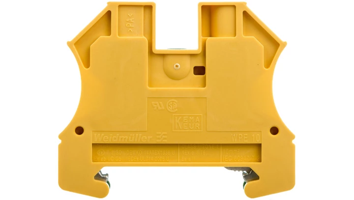 Złączka szynowa ochronna 2-przewodowa 10mm2 żółto-zielona ATEX WPE 10 1010300000