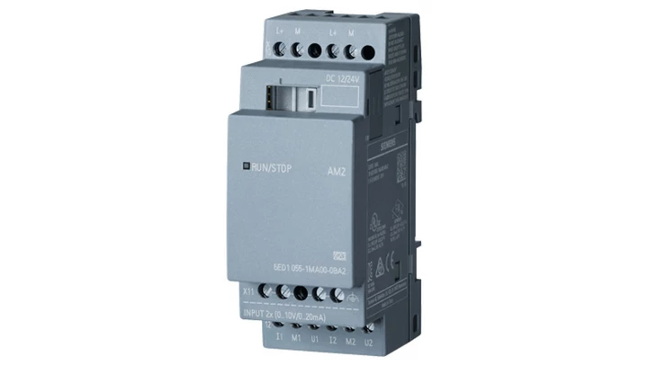 Moduł rozszerzeń 2wyjścia analogowe (0-10V, 0/4-20mA) 24V DC LOGO! AM2 AQ 6ED1055-1MM00-0BA2