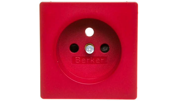 Q.1/Q.3/Q.7 Płytka czołowa gniazda z/u czerwony aksamit 3965766012