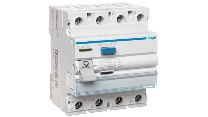 Wyłącznik różnicowoprądowy 4P 40A 0,1A typ A CEA440J
