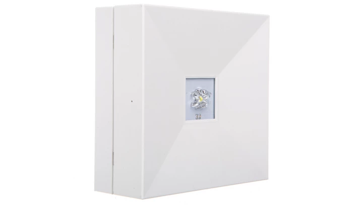 Oprawa awaryjna LOVATO II LED 1W (opt. road) 140lm 1h jednozadaniowa autotest biała LV2R/1W/B/1/SE/AT/WH