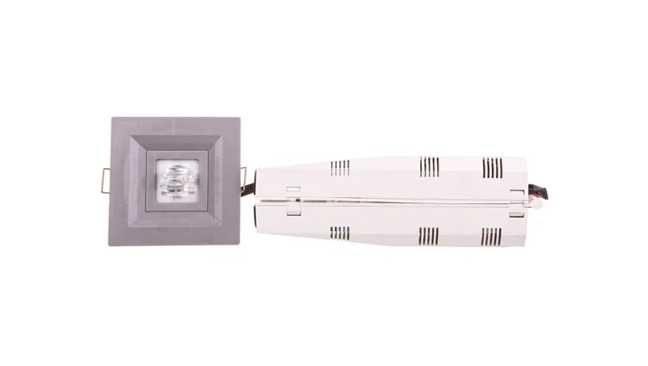 Oprawa awaryjna LOVATO P ECO LED 3W 310lm (opt. koryt.) 1h jednozadaniowa autotest szara LVPC/3W/E/1/SE/AT/GR