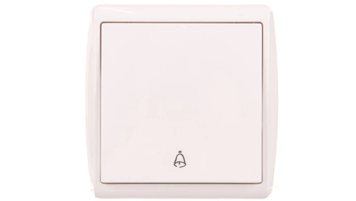 KOS1 Przycisk /dzwonek/ biały 110404